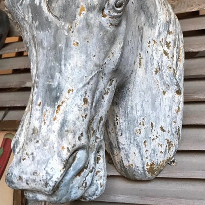 Zinc Horse Head from Butcher Shop