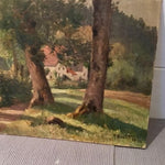 Oil on Board - French Countryside (Signed and Dated)