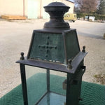 Lantern - Tole/Brass 19th C. with Original Paris Makers Label