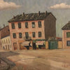 Painting - Oil on Canvas Unframed - Town in France