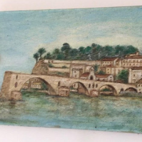 Oil on Canvas  - Palais de Pape and Bridge of Avignon