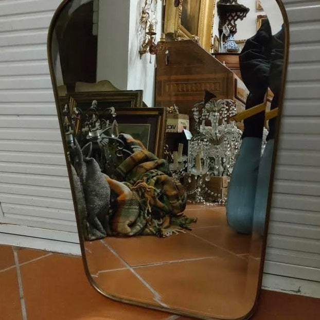 Gio Ponti Style Italian Mirror