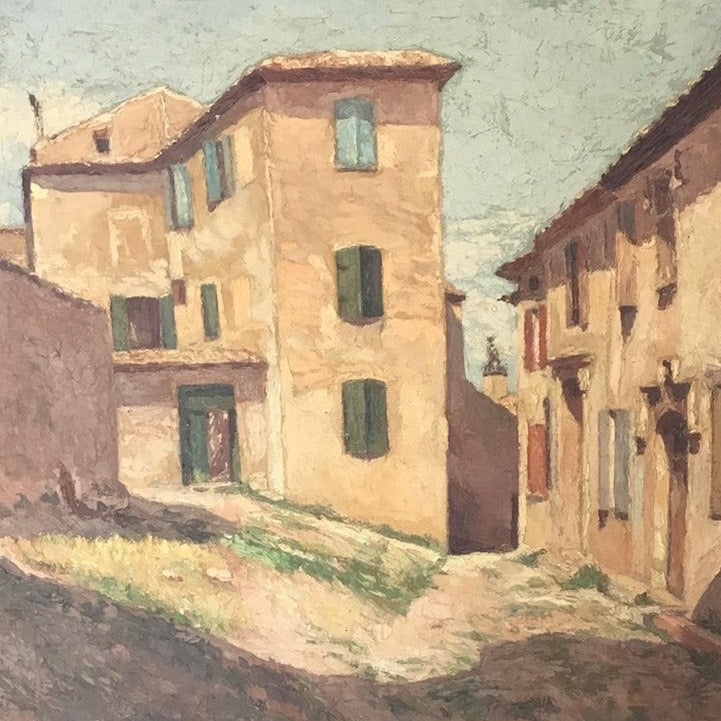 Oil on Canvas - Vaison la Roman, Medieval town in Provence
