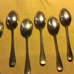 Silver Plate Flatware with Different Family Crests