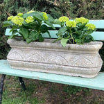 Stone Planter with Flat Back