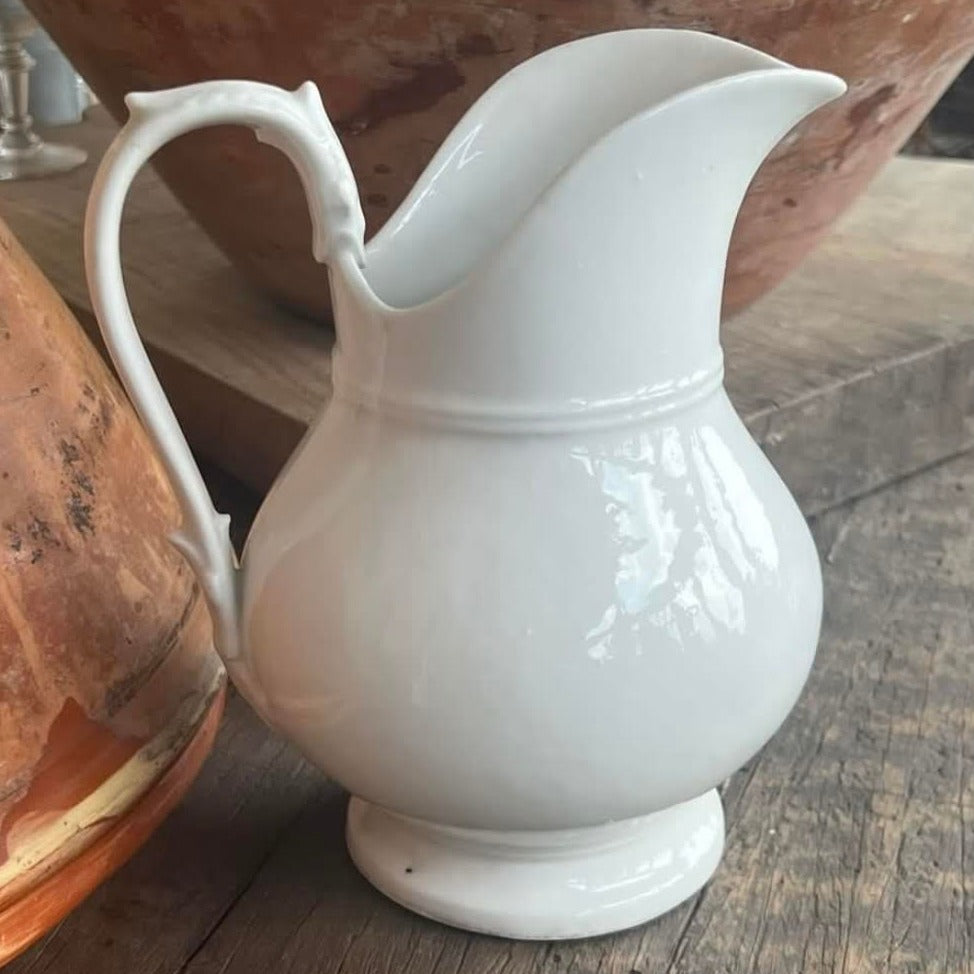 White Wash Pitcher