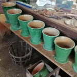 Glazed Containers from a Flower Shop