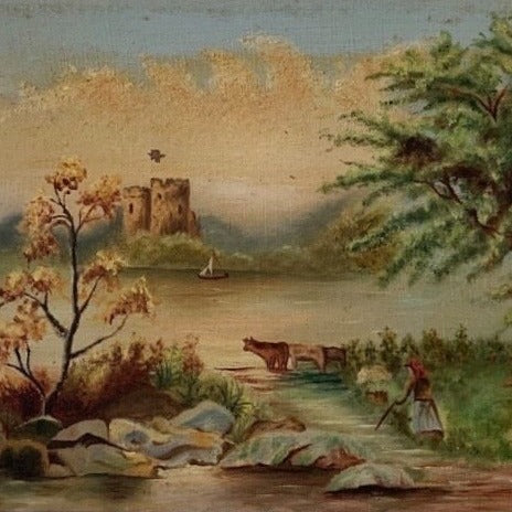 Painting - Tree with Castle