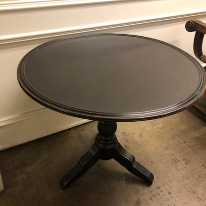 Ebonized Mahogany Tilt Top Table