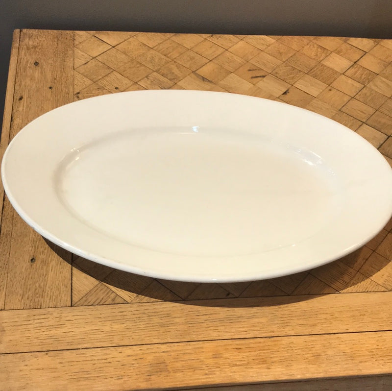 Large French Creamware Platter