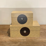 Brown Shagreen Boxes