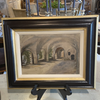 "Arches" Oil on Board Black Frame