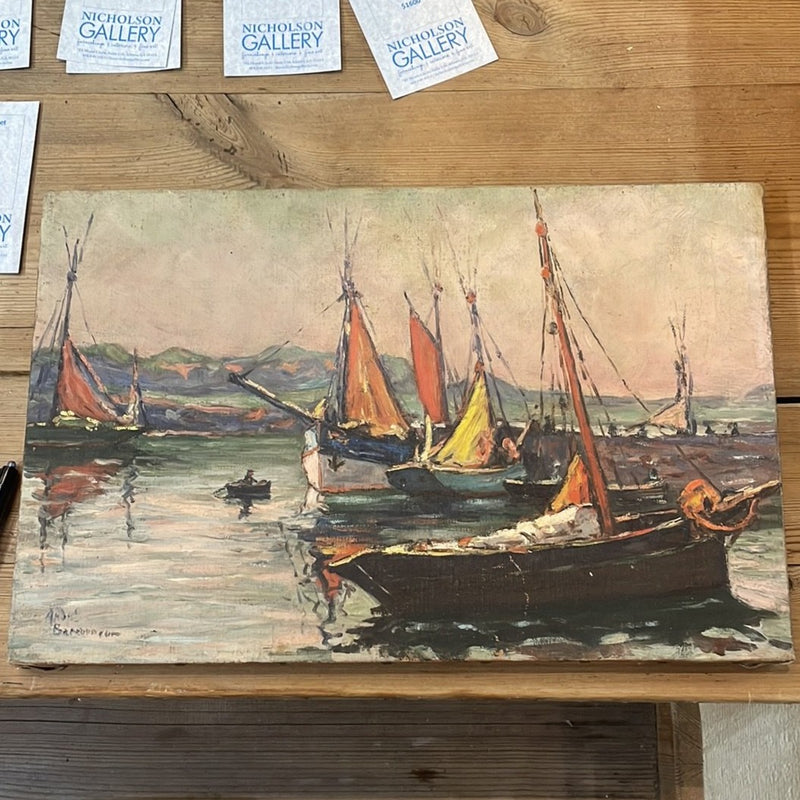 Oil Painting- Boats