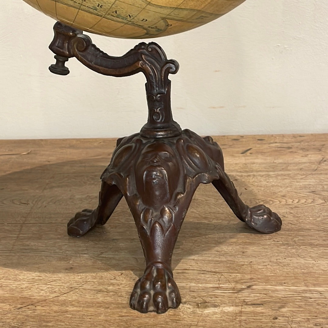 Exquisite Globe on Cast Iron Stand