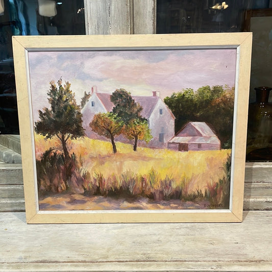 Landscape Beige Frame