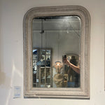 White Painted Louis Philippe Mirror