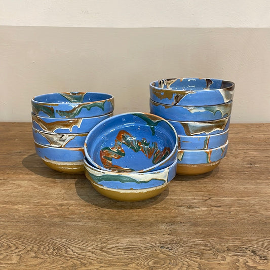 Blue Swirl Bowls