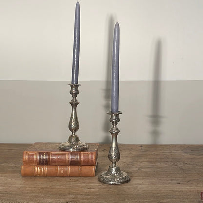 Pair of Silver Candlesticks