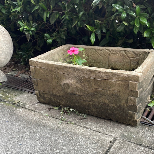 Faux Bois Planters