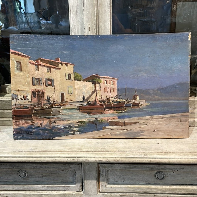 Painting "Mediterranean Harbor"