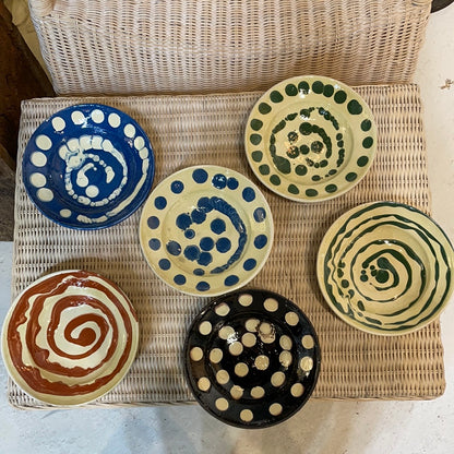 Swirl & Dot Dishes