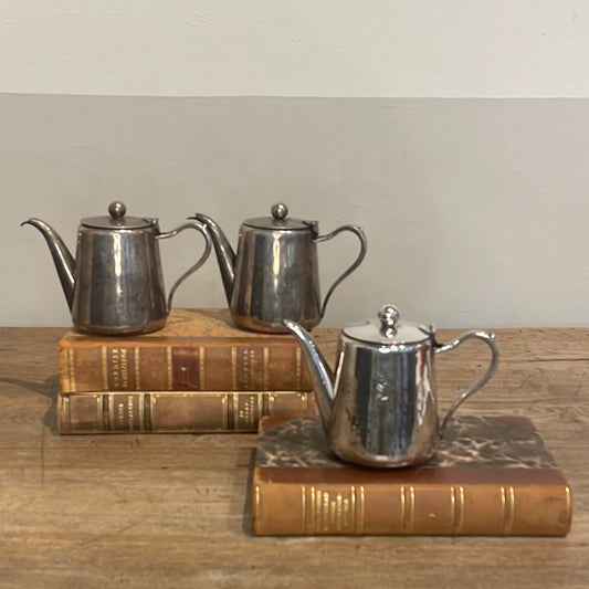 Silver Plate Hotel Tea Pots