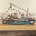 Folk Art Model Boat