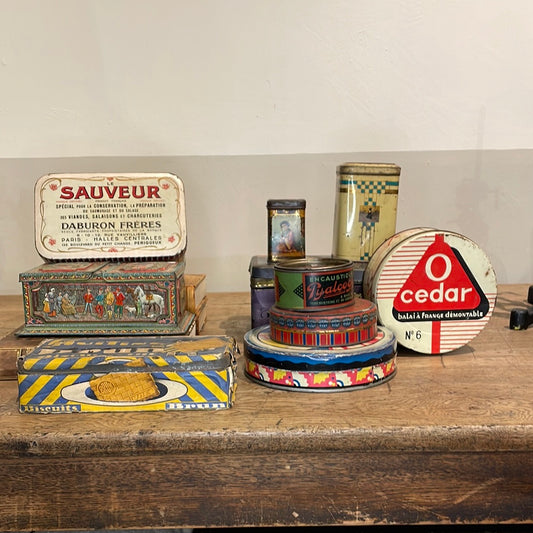 Various Tin Boxes