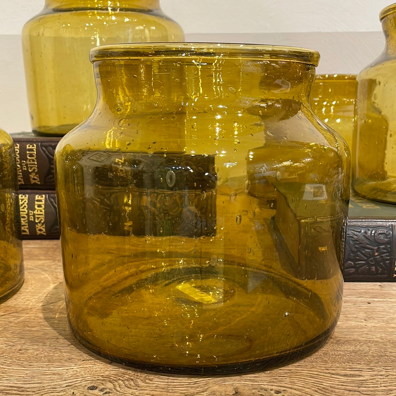 Lambert Recycled Jars -Amber